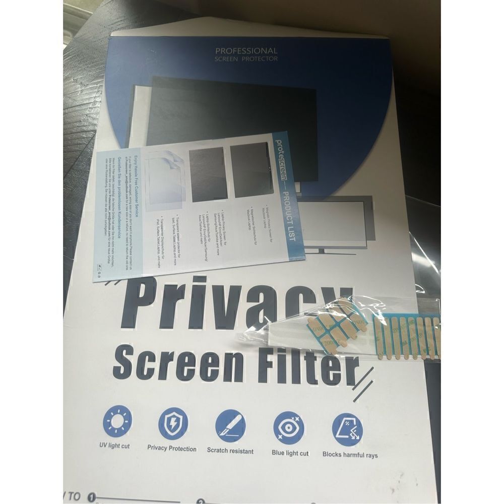 [2-Pack] 23 Inch Computer Privacy Screen Filter for 16:9 Widescreen Monitor - Picture 9 of 10